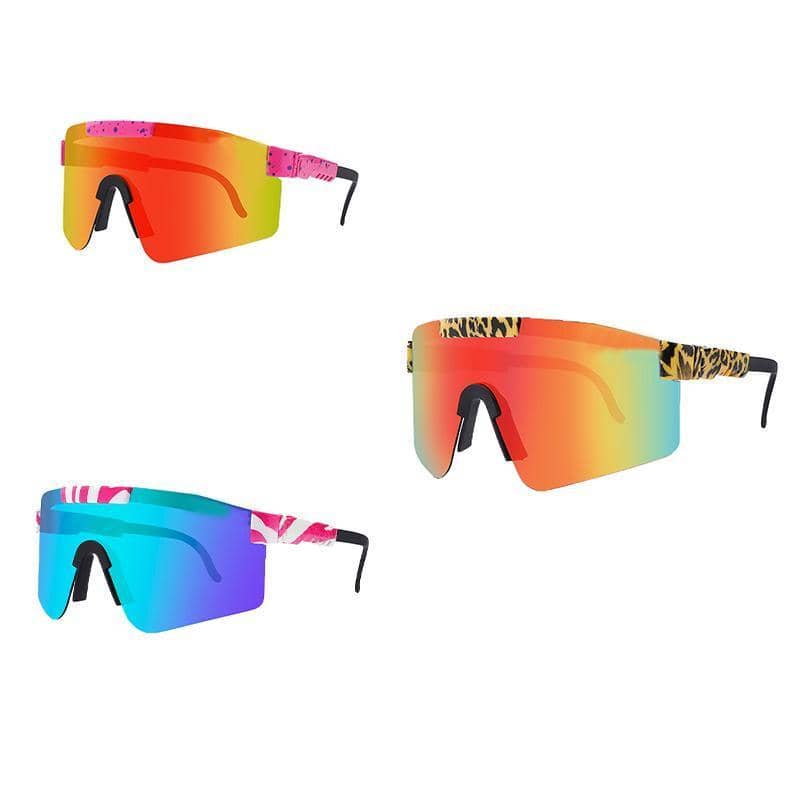 Cycling Sunglasses - Black Lens, Black Frame (Style 01) - view 2