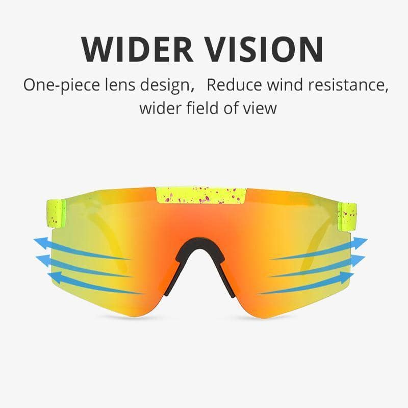 Cycling Sunglasses - Black Lens, Black Frame (Style 01) - view 5