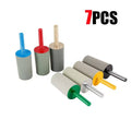 Cylindrical Diamond Grinding Bit Set of 7 with 6 mm Shank for Rotary Tools, Metal and Wood - view 4