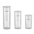 Cylindrical Hydroponic Plant Vase with Basket - Medium, 25 cm High x 10 cm Diameter - view 3