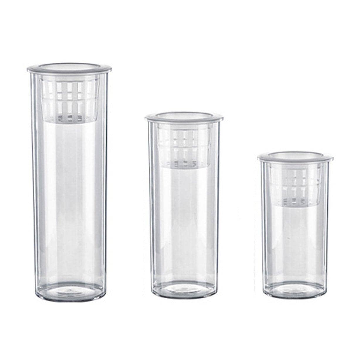 Cylindrical Hydroponic Plant Vase with Basket - Medium, 25 cm High x 10 cm Diameter - view 3