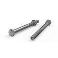 Zenith Hot Dip Galvanised Hex Head Bolts and Nuts M8 x 90mm 25 Pack - SuperSaverAU - view 3