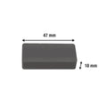 Everhang Ceramic Block Magnet 47 x 22mm 2 Pack Lightweight Strong - SuperSaverAU - view 3