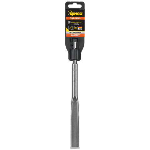 Kango 20mm x 250mm SDS Plus Self Sharpening Flat Chisel - Durable Demolition Tool - SuperSaverAU - view 1