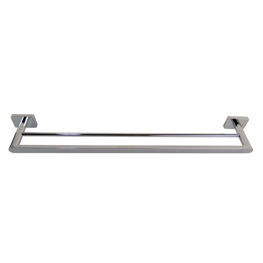Barelli Rigoni Double Towel Rail 600mm - Chrome - 2 Rails - SuperSaverAU - view 1