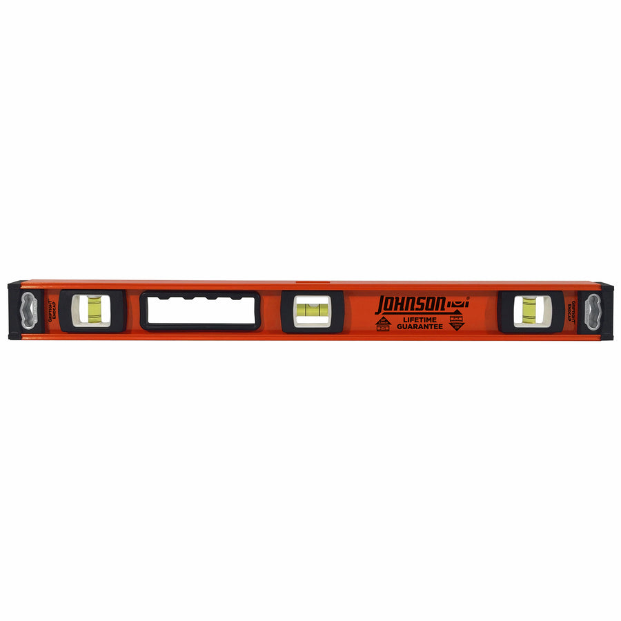 Johnson 600mm 24" Heavy Duty I-Beam Aluminium Level 3 Vials