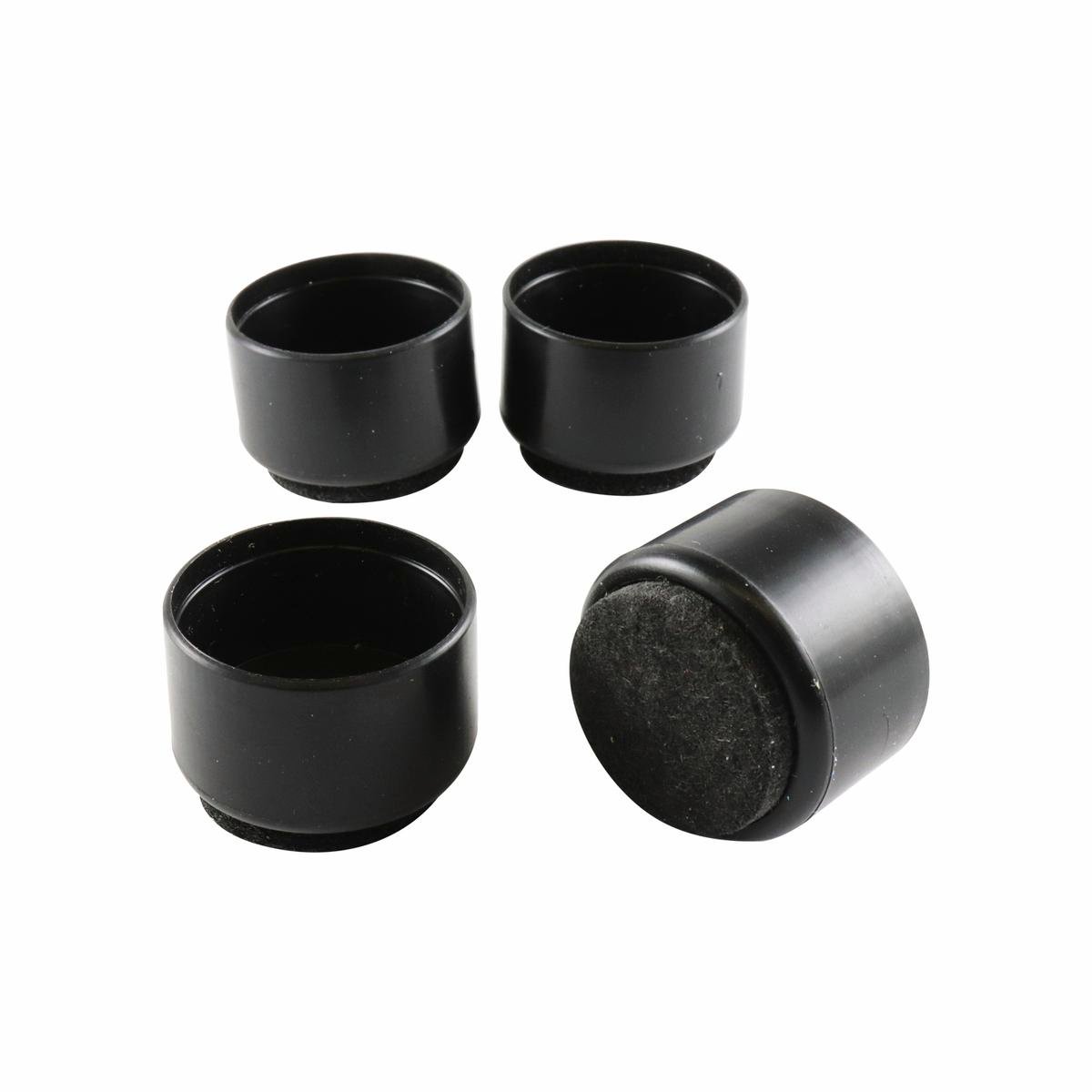 Surface Gard Chair Tips - 25mm - Plastic & Felt - Easy Installation - 4 Pack - SuperSaverAU - view 1
