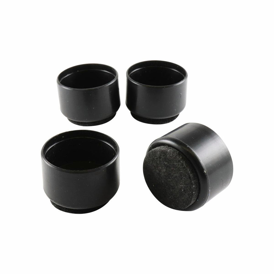 Surface Gard Chair Tips - 25mm - Plastic & Felt - Easy Installation - 4 Pack - SuperSaverAU - view 1