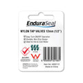 EnduraSeal 12mm Nylon Tap Valves 6 Pack - Hot and Cold Water