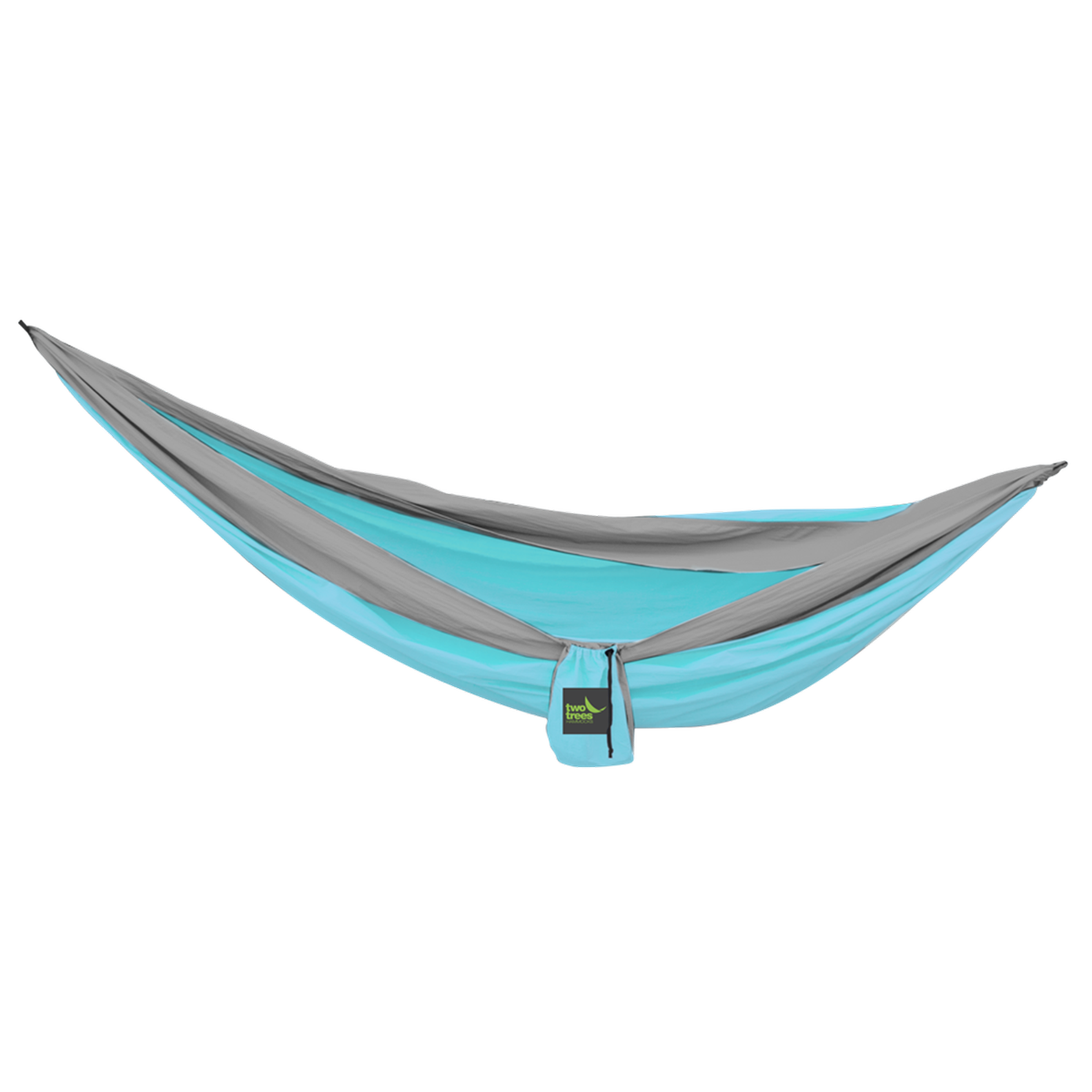 Two Trees Nylon Hammock 120x275cm Lightweight Compact Travel