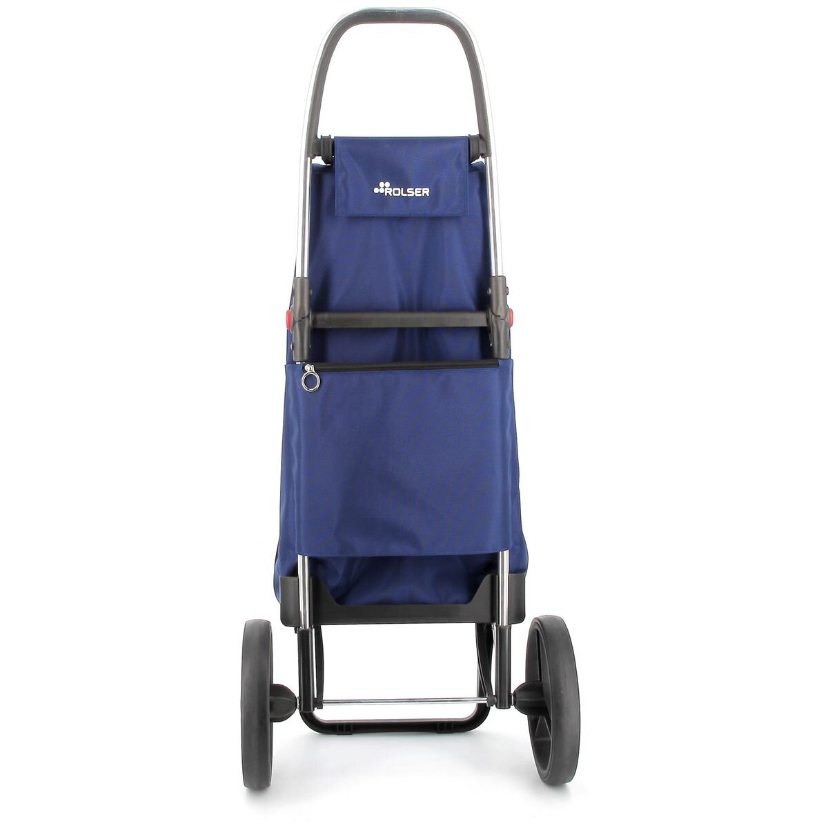 Rolser I-Max Urban Big Wheel Folding Trolley - Drawstring Closure, Backpack-Style Bag, Navy - R-IMX505-1062