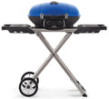 Napoleon Travel Q 285 Portable LPG BBQ with Scissor Cart - Accu-Probe Gauge, Blue - TQ285X-BL-1-AU