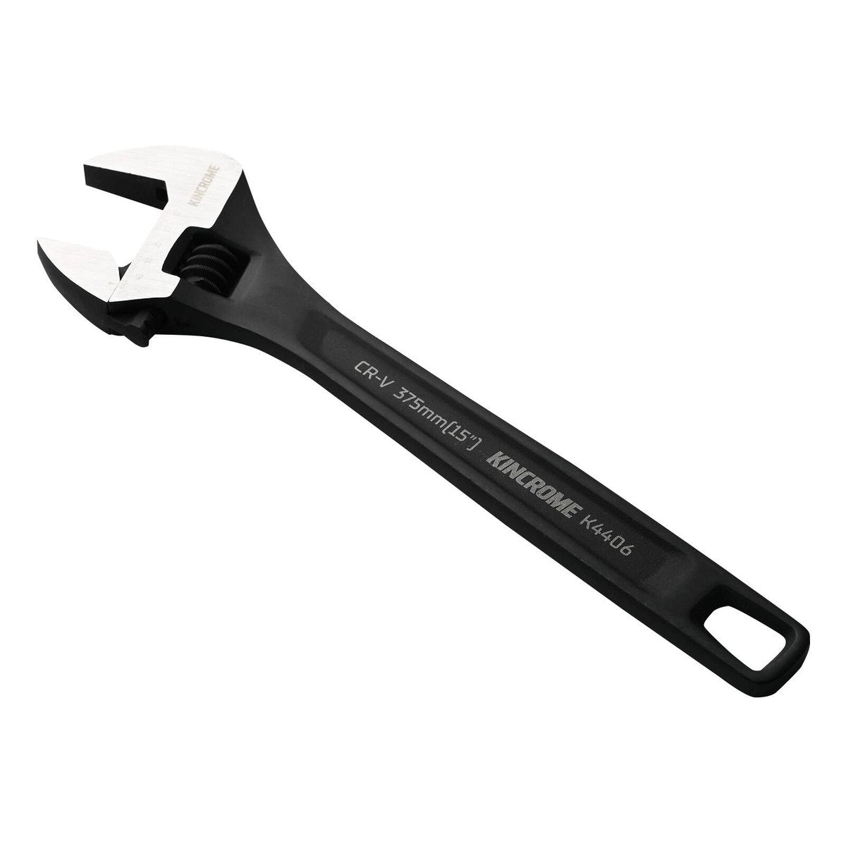 Kincrome Adjustable Wrench 375mm 15 - Chrome Vanadium Steel - 43mm Jaw Opening - Corrosion Resistant - SuperSaverAU - view 3