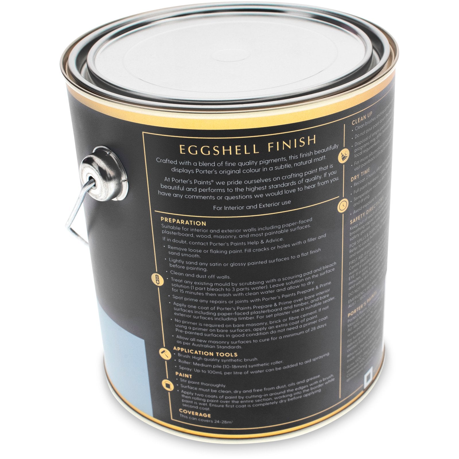 Porter's 2L French Green Eggshell Washable Interior & Exterior Paint