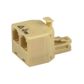 Jackson RJ12 Double Adaptor 6P4C Beige US7002