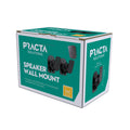 Practa Speaker Bracket PRSM2 2 Pack Black Nylon, Adjustable Tilt and Swivel Wall Mount