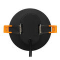 Brilliant Lighting Jez 7W Matt Black Plug In DIY LED Spotlight GU10 21388/06