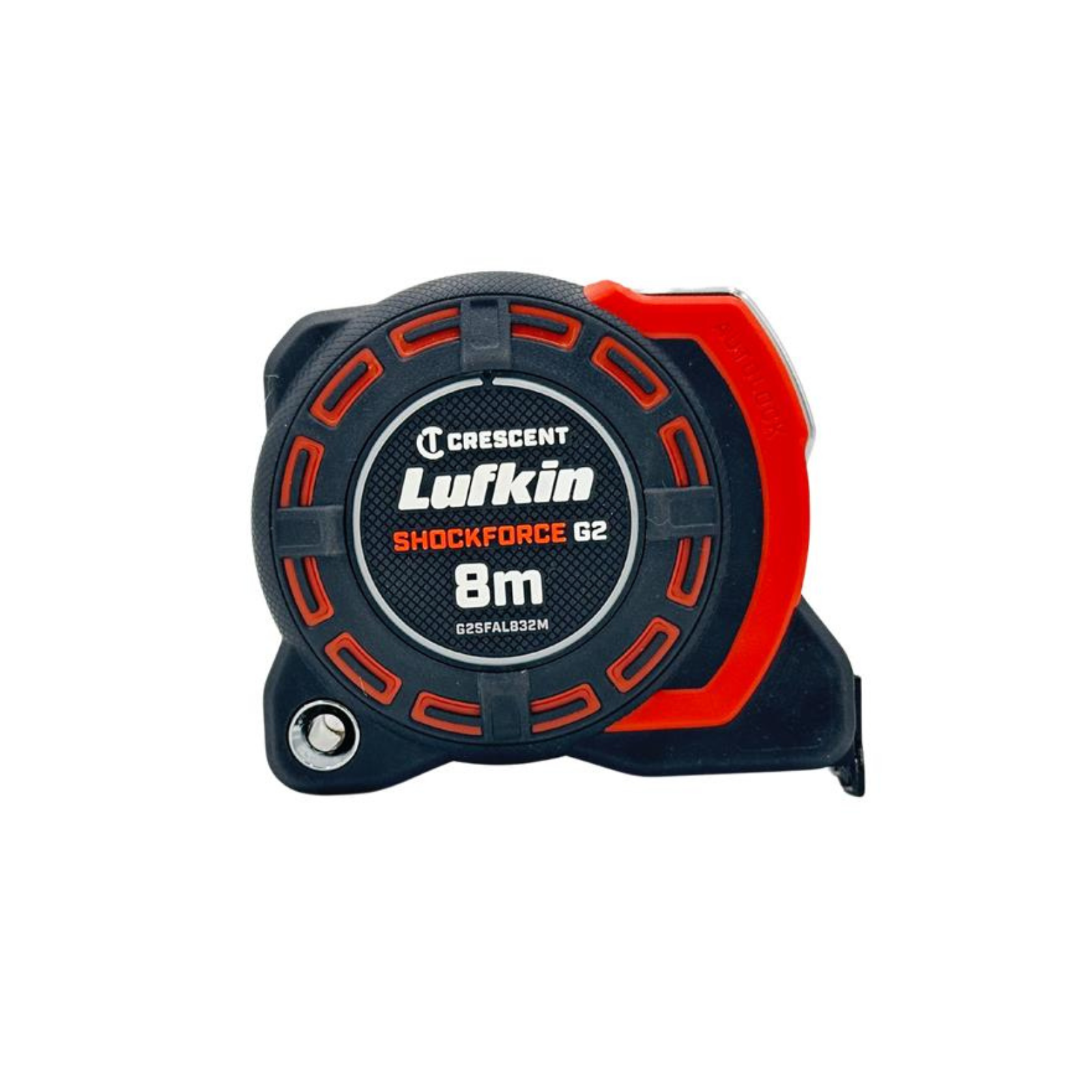 Crescent Lufkin Shockforce G2 8m x 32mm Auto-Lock Steel Tape Measure with Belt Clip