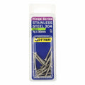 Otter Satin Stainless Steel 304 Hinge Screws 7 x 30mm 16 Pack - SuperSaverAU - view 1