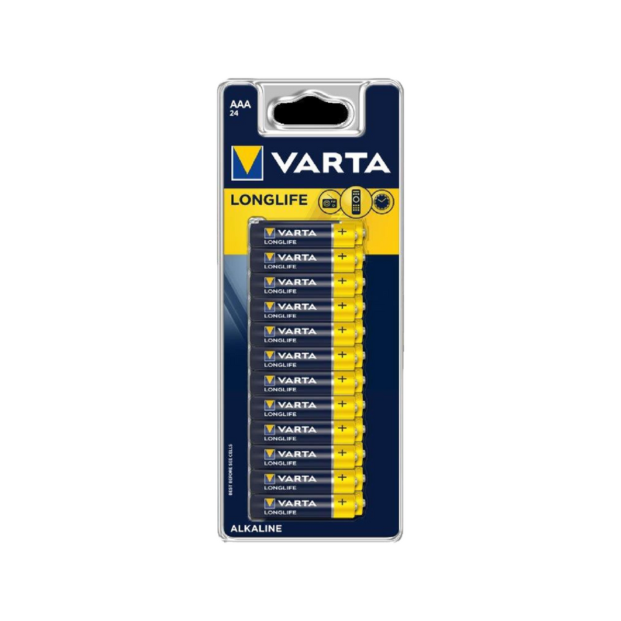 Varta AAA Alkaline Batteries - 24 Pack - Long Lasting - Cost Effective - SuperSaverAU - view 1
