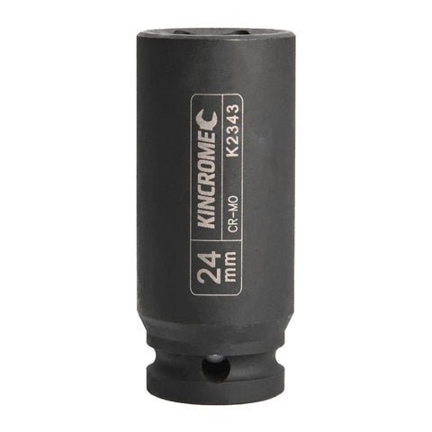 Kincrome 24mm Deep Impact Socket Cr-Mo Steel Rust Resistant 1 Piece - SuperSaverAU - view 1