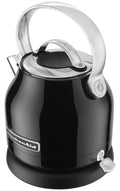 KitchenAid Electric Kettle 1.25L - Onyx Black, 2200W, Stainless Steel Body, 360 Degree Base - 5KEK1222AOB