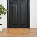 Madras Link Coir Door Mat - 45 x 75cm - Natural - Durable & Nonslip - SuperSaverAU - view 2