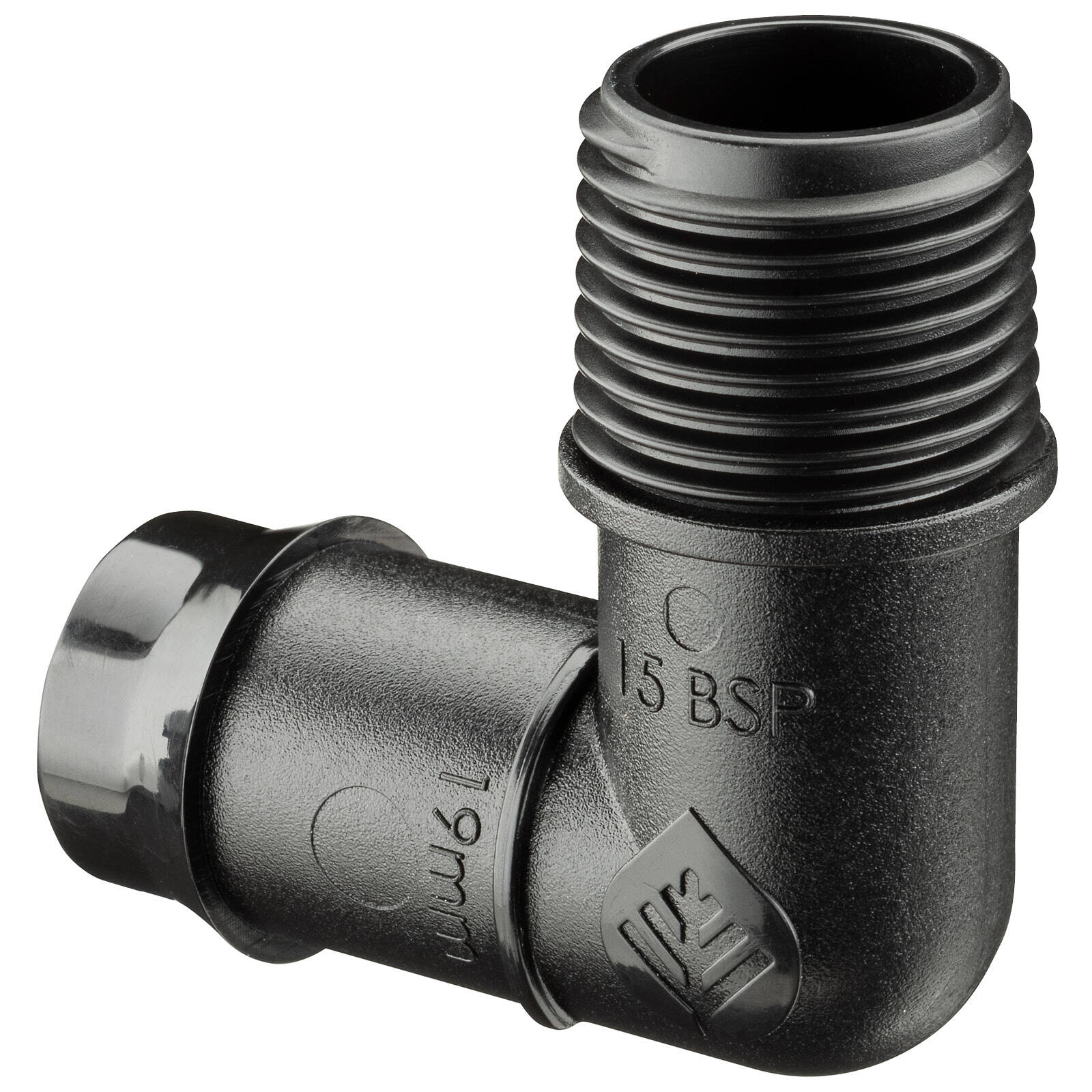 Pope 19 x 15mm Single BSP Male Barbed Threaded Elbow 1000kPa