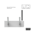 Mode 4 Over Door Hanger - 5 Hooks - 450mm x 70mm x 45mm - White - SuperSaverAU - view 4
