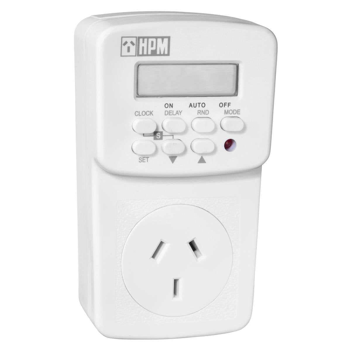 Hpm 7 Day Digital Timer - 10A Plastic - Programmable - Quiet Operation - SuperSaverAU - view 1