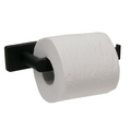 Barelli Matte Black Rigoni Single Toilet Roll Holder - 180mm x 42mm x 70mm - SuperSaverAU - view 2