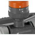 GARDENA Vario Comfort Circular Sprinkler, 225m² Coverage, 17m Spray, Weighted Base