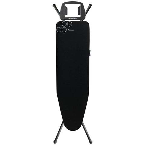 Rolser K-S folding ironing board - black tube, 6 height positions, safety lock system - R-K04016