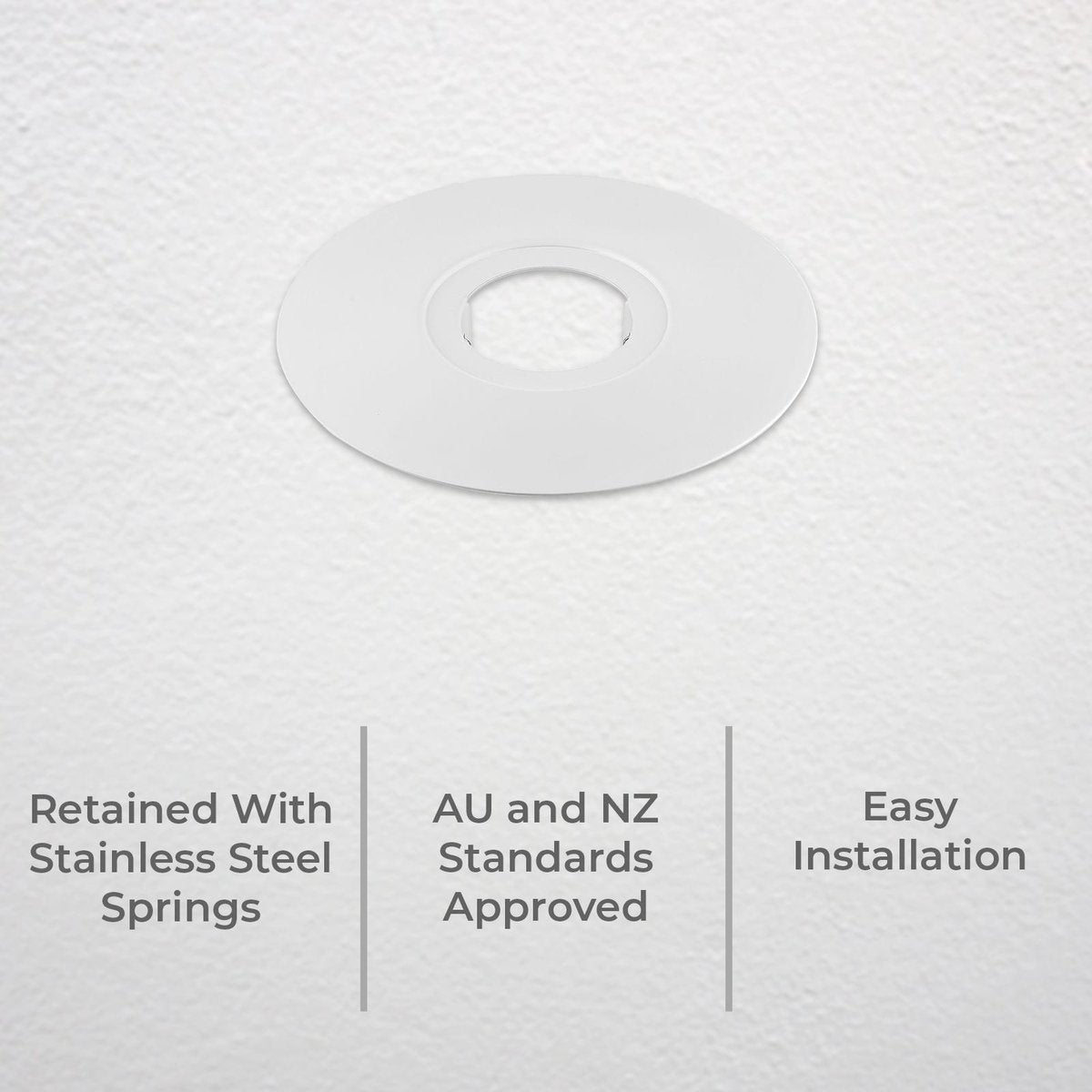 Deta Downlight Conversion Plate 70mm Metal Easy Installation Cover - SuperSaverAU - view 2