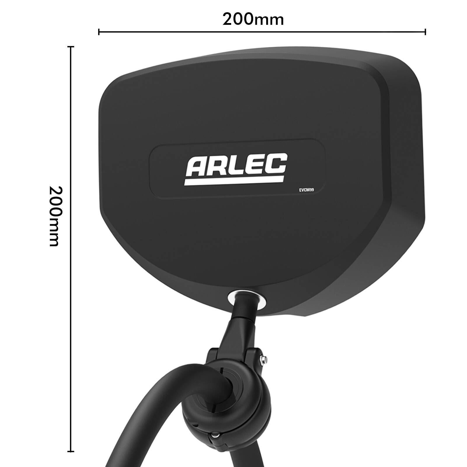 Arlec EV Charging Cable Retractor, Black Polyethylene