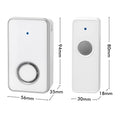 Arlec 80m Plug In Wireless Door Chime White 38 Sounds - 2 Pack