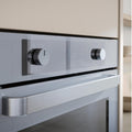 Haier 60cm Grey 500 Series Pyrolytic Oven - 78L, 12 Functions, Air Fry, Steam Assist - HWO60S12EPG5