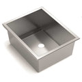Artinox Layer BRP104 sink with large colander, removable sink and Tasmanian Oak board - BRP104PK