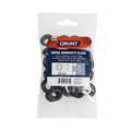 Grunt 12mm Black Heavy Duty Metal Webbing Grommets - 50 Pack