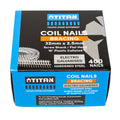 Titan Collated Coil Nail Screw 32 x 2.5mm - 400 Pack - Electro Galvanised - Durable - SuperSaverAU - view 1