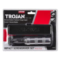 Trojan Impact Screwdriver Set - 4 Bits - 170mm x 40mm x 230mm - Red/Black - SuperSaverAU - view 4