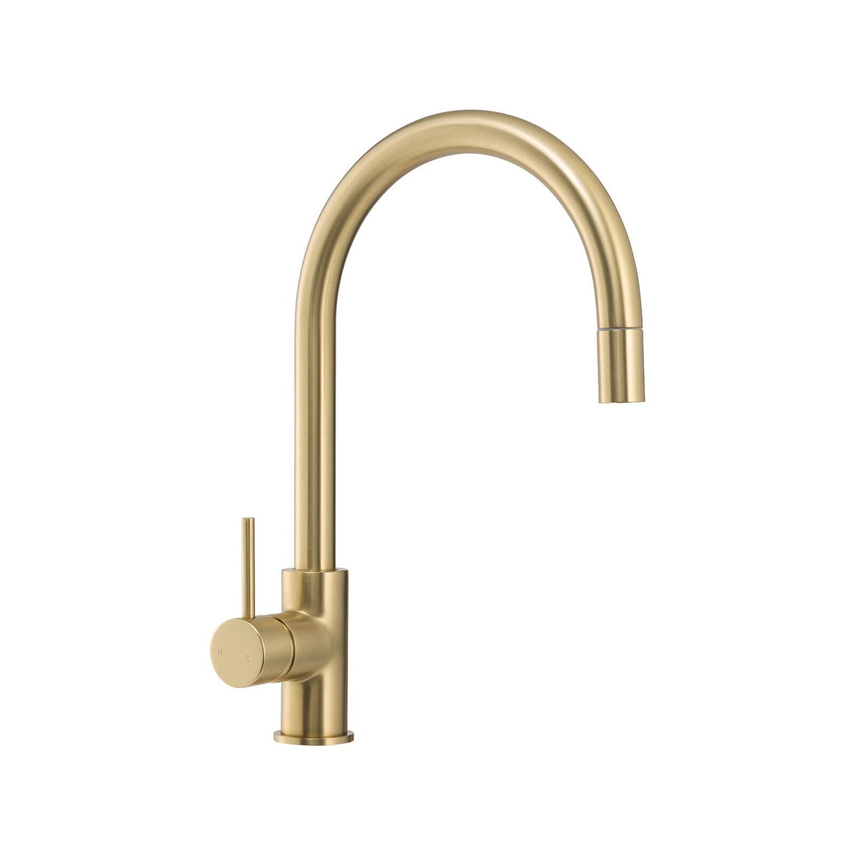 Mondella 35mm Brushed Gold Pull Out Sink Mixer - Lead-Free Brass - 360° Swivel - SuperSaverAU - view 1