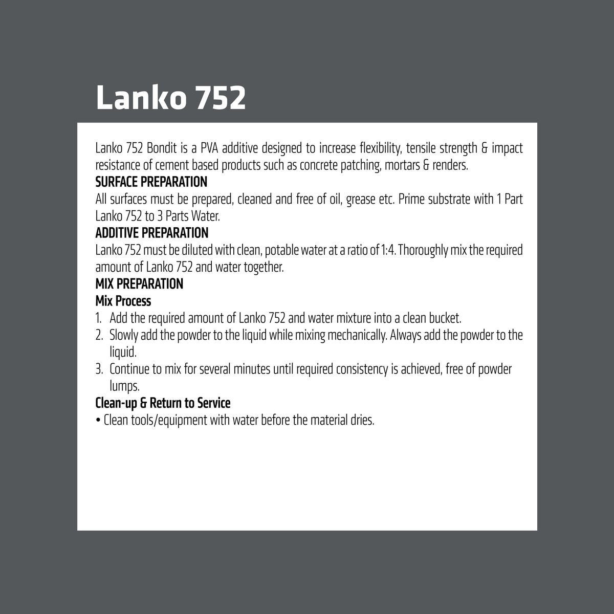 Lanko 752 PVA Additive 5L White Improves Adhesion Flexibility Strength - SuperSaverAU - view 3