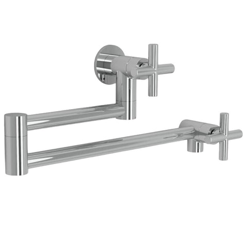 Astra Walker Icon+ Pot Filler with Cross Handles - Chrome Finish - A67-26-00
