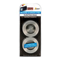 Prestige 65mm Stainless Steel Round Flush Pull Handle - 2 Pack, Concealed Fixing