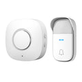Arlec Plug in Door Chime - 150m Wireless Kinetic Push Button - White - Weatherproof - SuperSaverAU - view 1