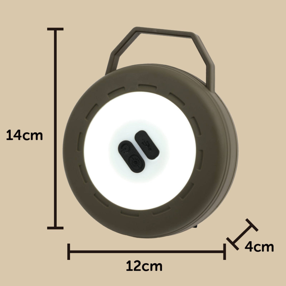 Click 10m Rechargeable LED Camping Retractable String Light 2-in-1 Lantern BMCL0001