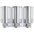 Better Living Aviva 300ml Triple Chamber Shower Dispenser Chrome ABS