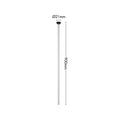 Arlec 900mm White Steel Ceiling Fan Accessory Rod CDR90W