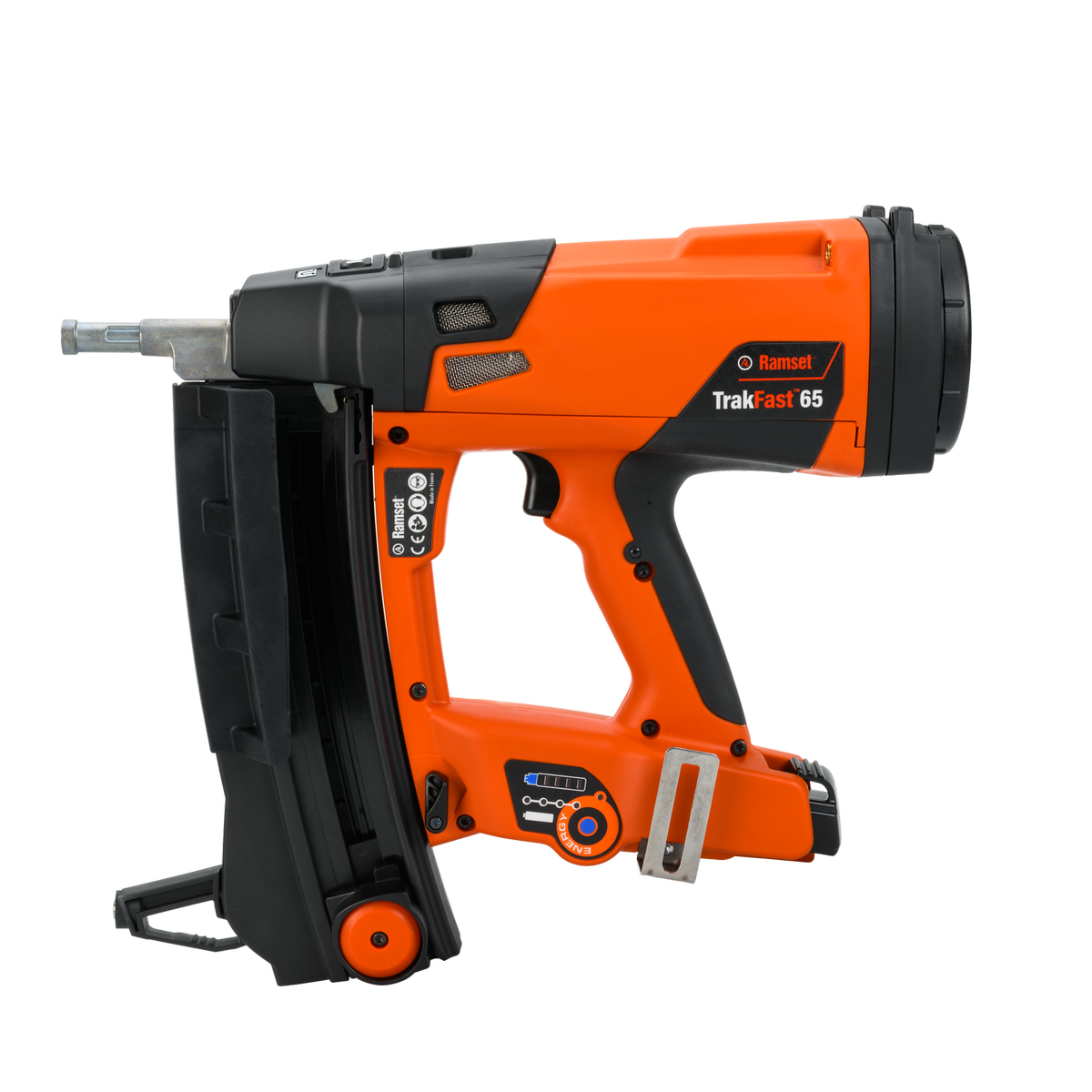 Ramset Trakfast 65 Concrete Nailer 15-65mm - Cordless, 105 Joules, Orange - SuperSaverAU - view 1